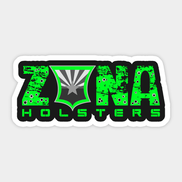 Zombie green Zona Sticker by zonaholsters